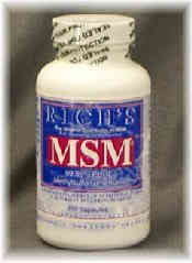 MSM methylsufonylmethane capsules