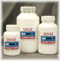 MSM, methylsufonylmethane tablets